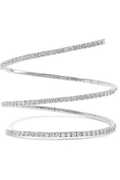 Shop Martin Katz 18-karat White Gold Diamond Bracelet