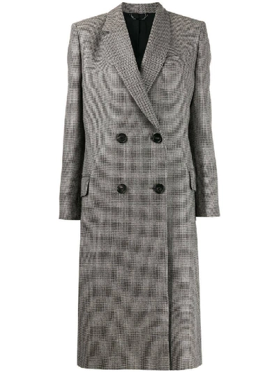Shop Fendi Grey Houndstooth Coat