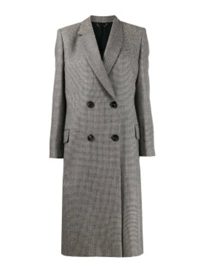 Shop Fendi Grey Houndstooth Coat