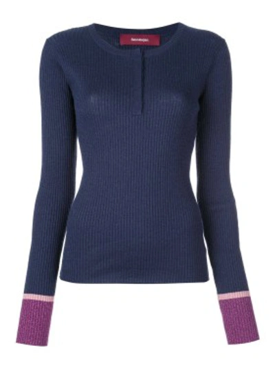 Shop Sies Marjan Kate Lurex Knit Top In Grey