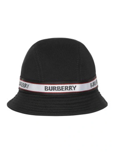 Shop Burberry Black Women's Jersey Bucket Hat