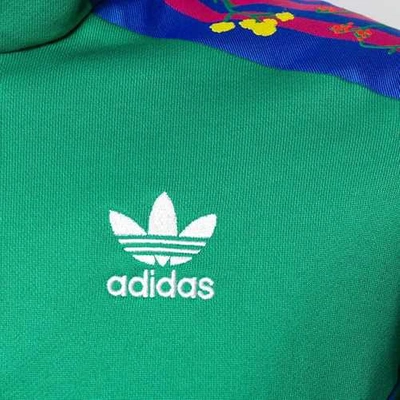 Adidas Originals Floral Track Jacket In Green | ModeSens