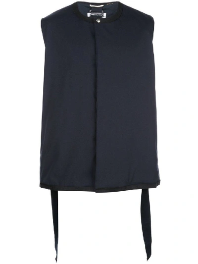 Shop Oamc Woven Lithium Vest In Black