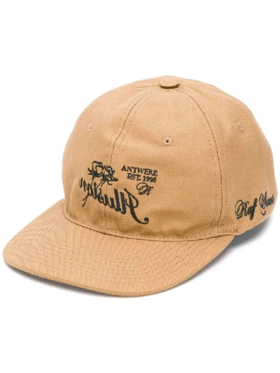 Shop Raf Simons Illusion Cap In Brown