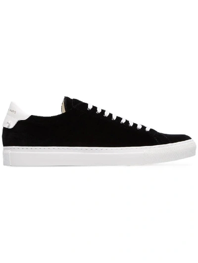 Shop Givenchy Black Men's Urban Street Low Top Velvet Sneakers