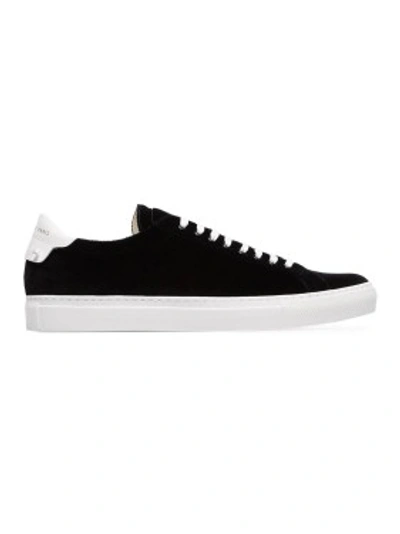 Shop Givenchy Black Men's Urban Street Low Top Velvet Sneakers