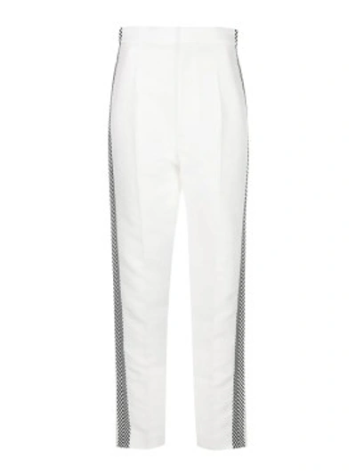 Shop Haider Ackermann White High Waisted Pants