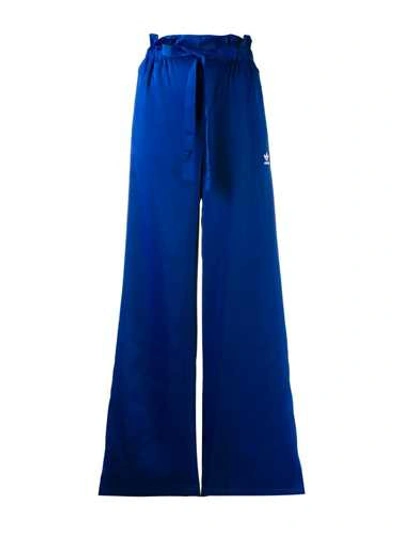 Adidas Originals Belista Wide-leg Track Pants In Blue | ModeSens
