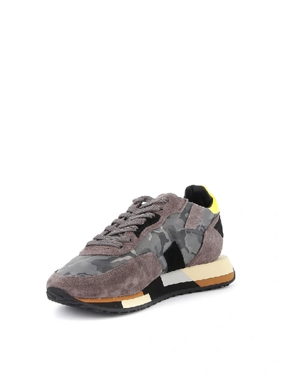 Shop Ghoud Sneakers Leather Rush Low Rmlm Cb08 In Grey