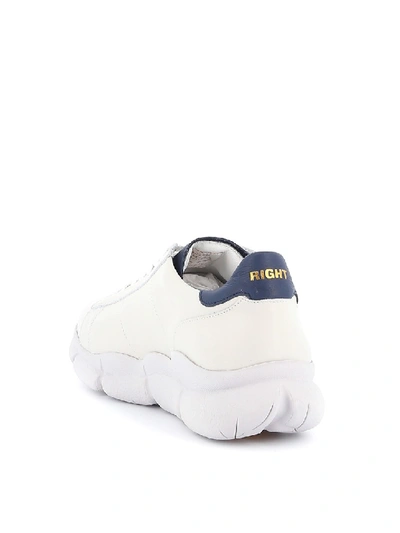 Shop Rov Sneaker Suede Leather Vbv2 Ecru Denim In White
