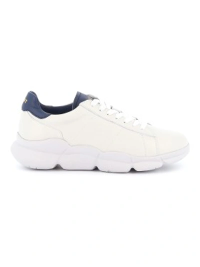 Shop Rov Sneaker Suede Leather Vbv2 Ecru Denim In White