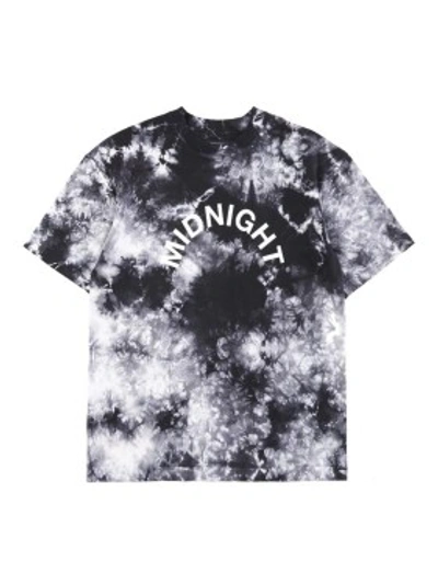 Shop Midnight Studios Tie-dye American Dreamer T-shirt In Grey