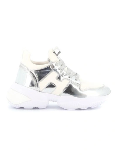 Shop Hogan Interaction Chunky Sneakers In White