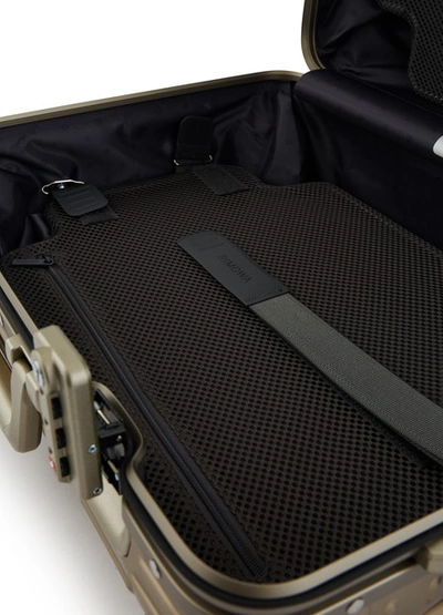 Shop Rimowa Original Classic Cabin Suitcase In Titanium