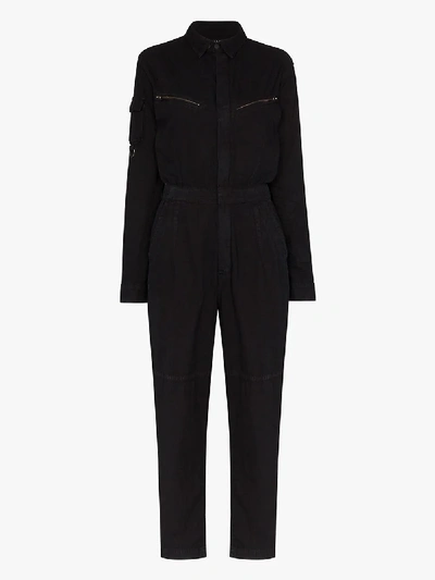 Shop Ksubi Lucid Cotton Boilersuit In Black