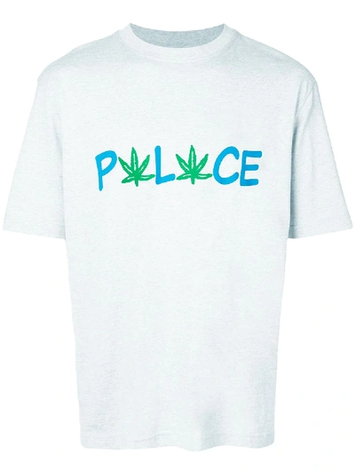 Shop Palace Logo Print T-shirt In Grey