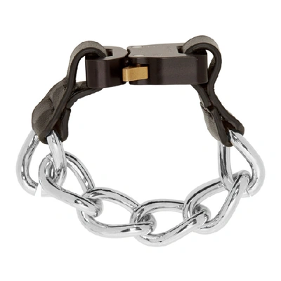 Shop Alyx 1017  9sm Black Chain Link Bracelet In Blk0001