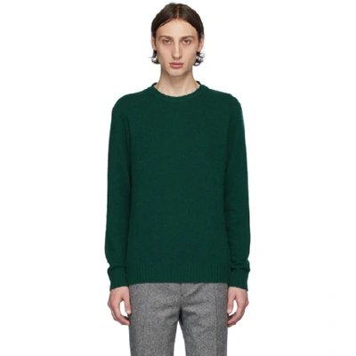 Shop Harmony Green Wool Winston Sweater In 024 Green