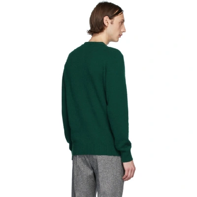 Shop Harmony Green Wool Winston Sweater In 024 Green