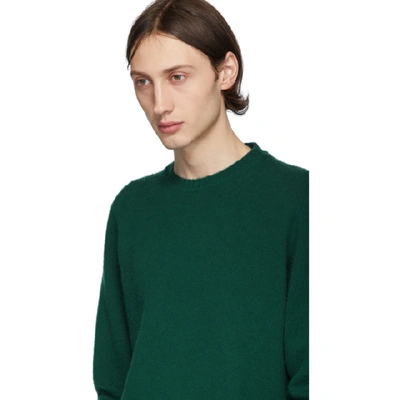Shop Harmony Green Wool Winston Sweater In 024 Green