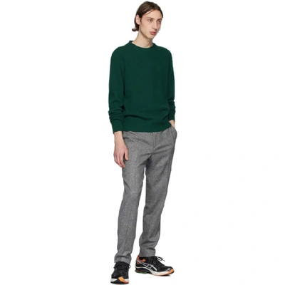 Shop Harmony Green Wool Winston Sweater In 024 Green