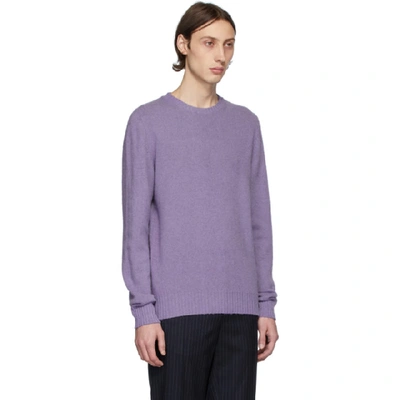 Shop Harmony Purple Emily Oberg Edition Wool Winston Sweater In 051 Purple