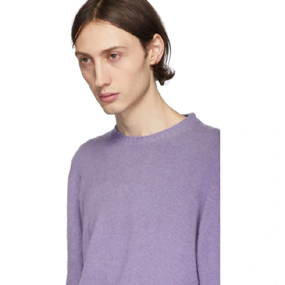 Shop Harmony Purple Emily Oberg Edition Wool Winston Sweater In 051 Purple