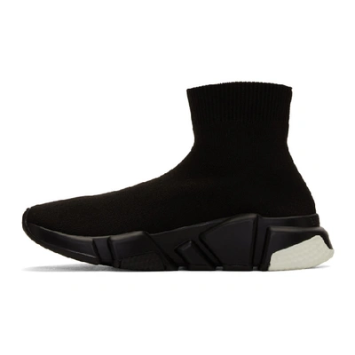 Shop Balenciaga Black Speed Sneakers In 1009 Bk/wh/