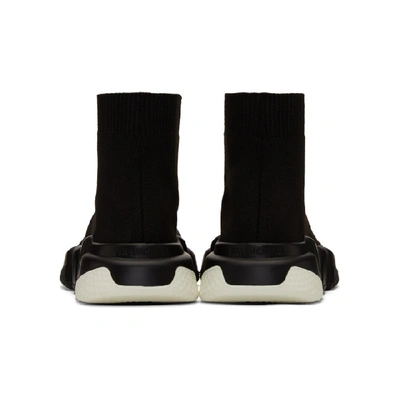 Shop Balenciaga Black Speed Sneakers In 1009 Bk/wh/