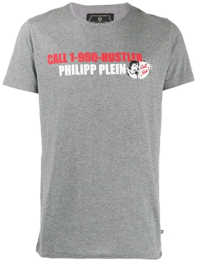 Shop Philipp Plein Statement T-shirt In Grey