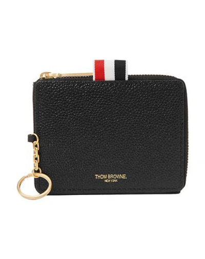 Shop Thom Browne Coin Purses In Black