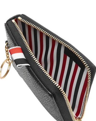 Shop Thom Browne Coin Purses In Black