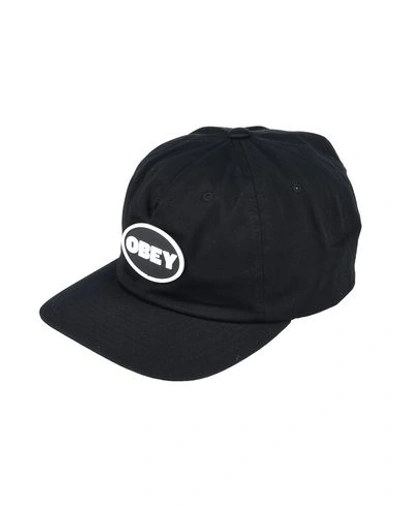 Shop Obey Hat In Black