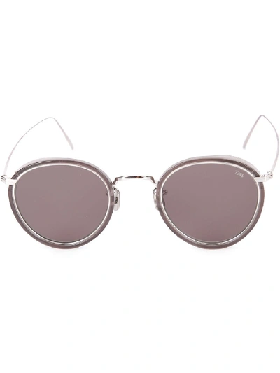 Shop Eyevan7285 Round Frame Sunglasses In Grey