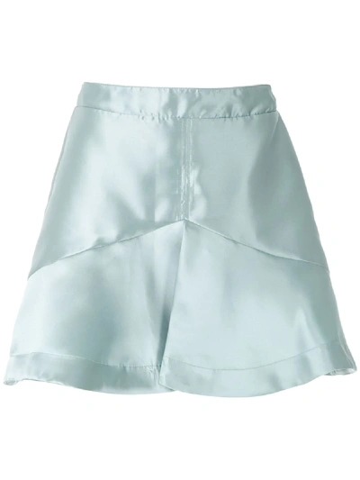 Olympiah Panelled Magno Skirt In Green