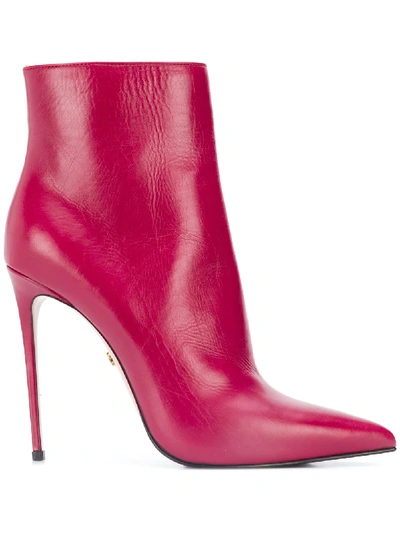 Shop Le Silla Eva 120mm Ankle Boots In Red