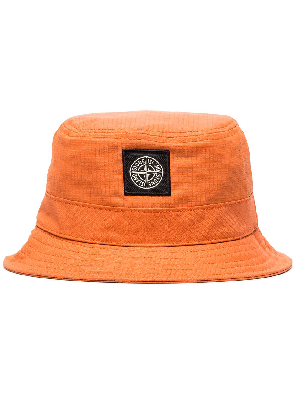 stone island orange beanie