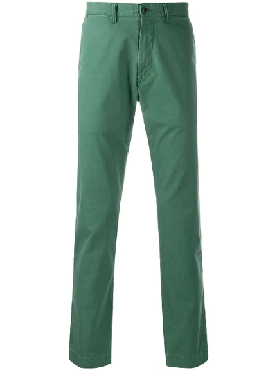 Shop Polo Ralph Lauren Bedford Chino Trousers In Green