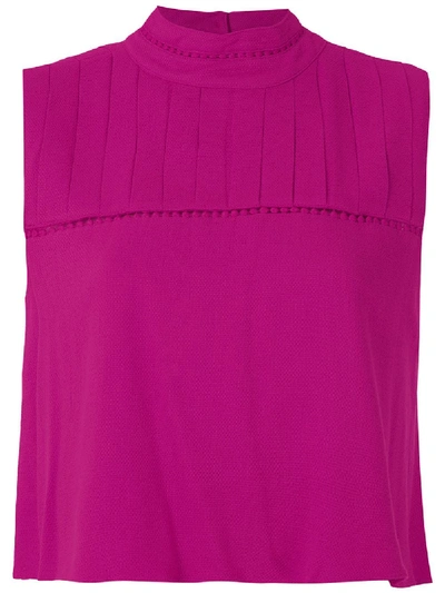 Shop Olympiah Hagia Cropped Top In Pink