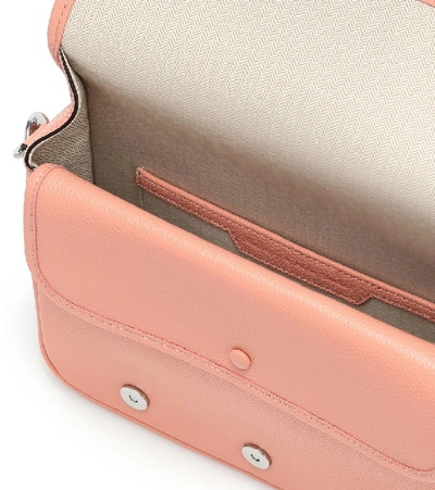 Shop Acne Studios X Mulberry Leather Shoulder Bag In Pink