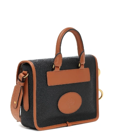 Shop Acne Studios X Mulberry Leather Shoulder Bag In Black