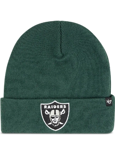 Shop Supreme Raiders 47 Beanie In Green