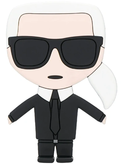 Shop Karl Lagerfeld K/ikonik Phone Stand In Black