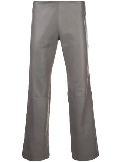 Shop Ludovic De Saint Sernin Cropped Length Trousers In Grey