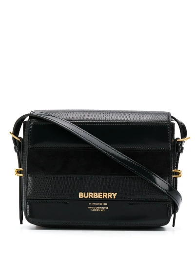 Shop Burberry Grace Bag In Schwarz