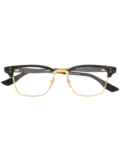 Shop Dita Eyewear Statesman Six Eyeglasses In Black