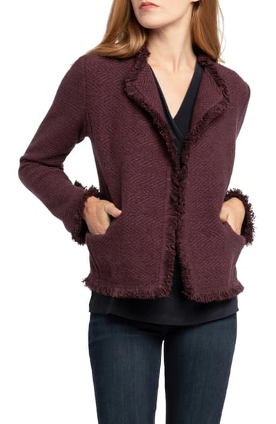 Shop Nic + Zoe Easy Blues Jacket In Winterberry