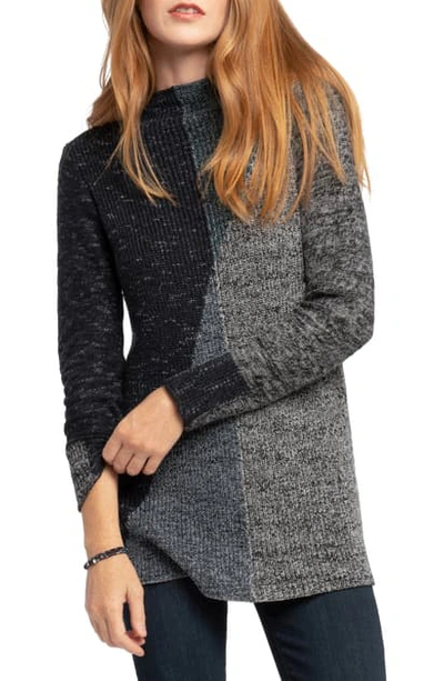 Shop Nic + Zoe Chilled Angle Colorblock Sweater In Multi