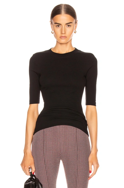 Cropped Sleeve T Shirt