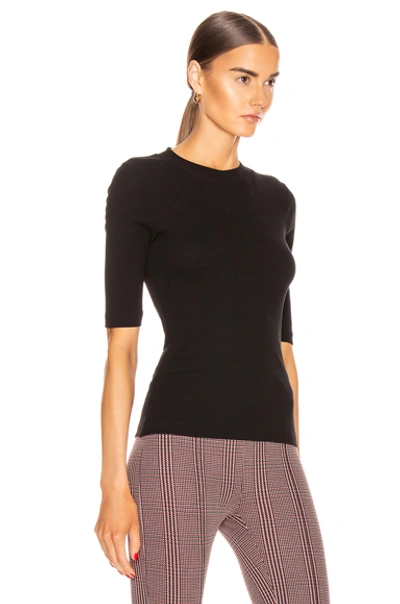 Cropped Sleeve T Shirt